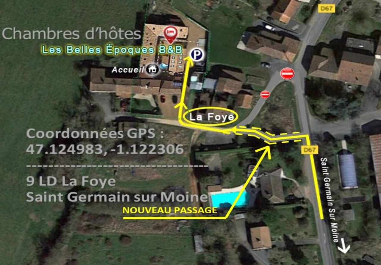 Les Belles Epoques - Piscine - Terrasses - Brumisateurs - Proche Puy Du Fou Bed & Breakfast 3*